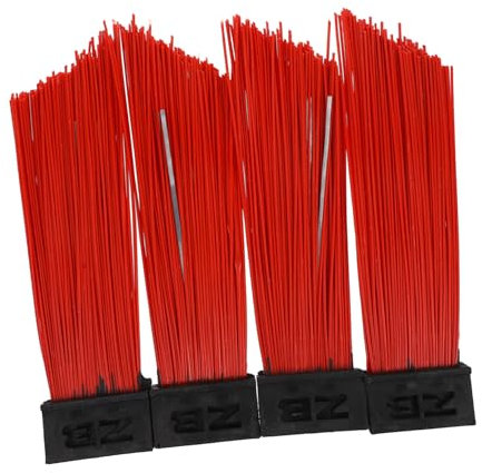 PLAFOPE 4pcs Powerful Cleaning Broom Head Replacement Broom for Street Use Accessories