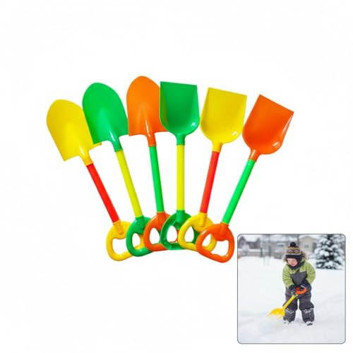 SUPVOX Set 6 Pz Pala Di Sabbia in Plastica Giocattolo Spiaggia Leggero Resistenti Colorati Per Bambini Attività All'Aperto Divertimento Estivo