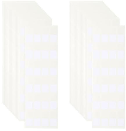 PATIKIL Onglets Collants Transparents Indexables, 480 Pcs Petits Marque-Page Autocollants Transparents Étiquettes Planificateur Onglets De Page Pour Classeurs Dossiers Carnets, Blanc