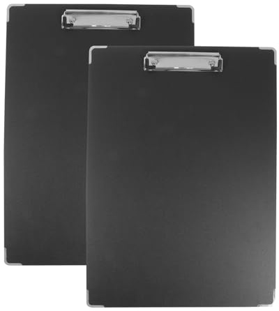 GARIOUANS 2 pièces Planchette de Dessin Plastique Clip Étanche pour Fournitures Artistiques Support Pratique pour Prendre des Notes et Dessiner