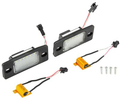 LED-Kennzeichenbeleuchtung kompatibel mit VW Golf IV 4 Combi 99- Golf V 07- ELP-VW-004