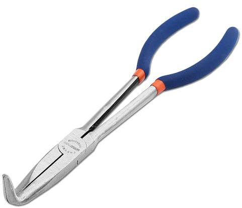 WISEPRO 11 Inch/16 Inch Extra Long Needle Nose Pliers with Straight/Bent Jaw for Jewelry Making or Home Repairing
