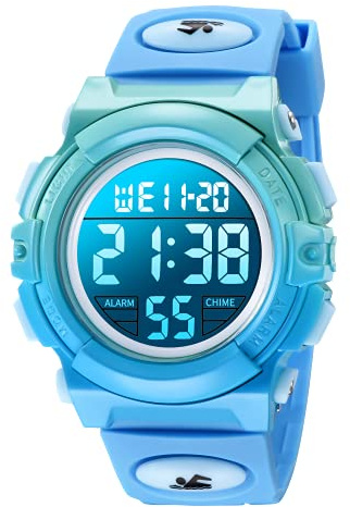 BEN NEVIS Kids Watches, Boys Digital Outdoor Sport Watch Multifunction Waterproof Digital Watch with LED Light Alarm and Calendar Date for 6-15 Year Old Boys Kids