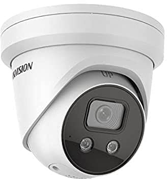 Hikvision DS-2CD2386G2-ISU/SL(2.8mm)(C) Turret Überwachungskamera mit 8 Megapixel, bis zu 30m Beleuchtung, professionelle Überwachungskamera, Acusense Kamera mit Fehlalarmfilter, 1 Stück (1er Pack)