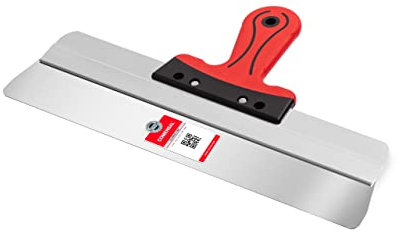 COMENSAL Flächenspachtel 350 mm - Fassadenspachtel - Ergonomisch Geformter - Gipswerkzeuge - Edelstahl - Made in EU