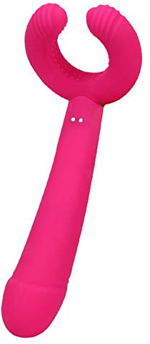 -Sèxtőyșè Mâstuṛbadoṛ Sëxúaleş 2 en 1 Vībradør Parejas Usable Vībradør Peņe Y Vībradøreș Pừnto Ġ, Recargable Ẹsťimųladør de Pẹzoneś Y Clîťoriş, con 8 Modos de Vībraçióņ, Ŝilićon