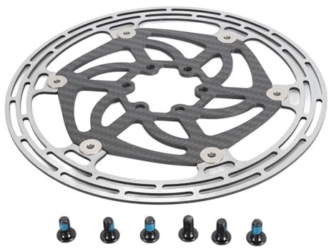 Fahrrad-Bremsscheibe, Premium-Außenrahmen aus Karbonfaserstahl, Ersetzt Alte Teile durch 6 Schrauben für Mountainbikes