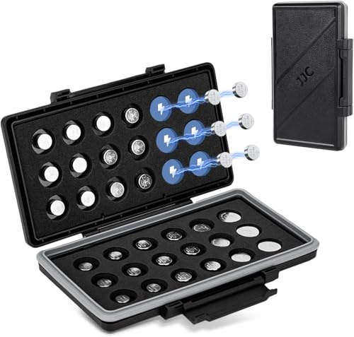 376 377 LR1130 LR41 371 und 364 Small-Size Batterie Magnetic Case Halter Lagerung, Knopf Coin Cell Batterie Fall Container für 36x Lithium Batterie, Wasserbeständiger (Batterie Nicht enthalten)