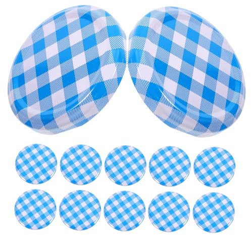 Garneck Jar Caps Pcs Iron Material Lids Airtight Sealing for Jams and Preserves