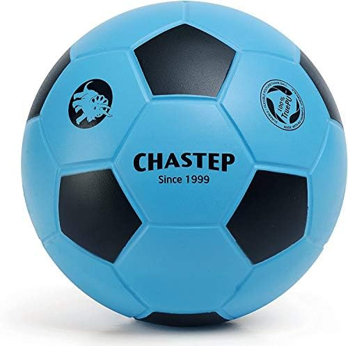 Chastep Ballon de Football en Mousse de 8 pour intérieur/extérieur, Parfait pour Les Enfants ou Les débutants, pour Jouer et Faire de l'exercice, Doux et sûr