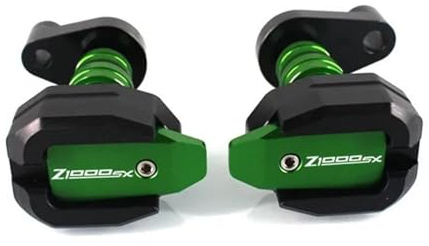 NRTNRFQW Protection Contre Les Chutes De Moto, Carénage Coulissant, Protection Contre Les Chutes, pour Kawasaki Z1000SX pour NINJA1000 2011 – 2016(Green2)