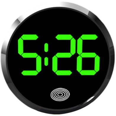 Generic Reloj Digital Para Salpicadero De Coche, LED, Aleación Táctil Luminoso, Ventilación