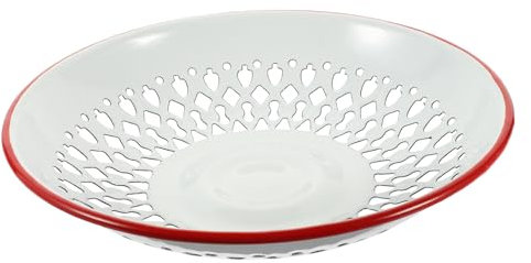 Alipis Oil Filter Basket Hollow Food Tray Washing Basket Fruit Drain Basin Strainer for Sink Kitchen Sink Drain Multifunctional Household Use for Draining Fruits and Snacks