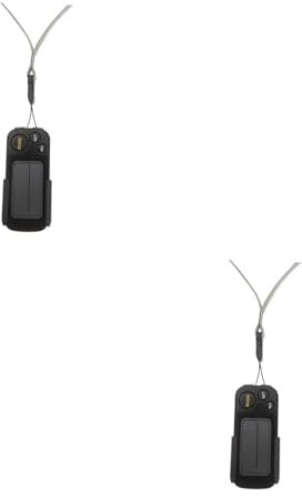 BESPORTBLE 2 Piezas Podómetro Reloj Contador De Pasos Digital Cuentakilómetros Agarre Actividad Básico Mascota Rastreadores Herramienta Electronica Accesorios Deportivos Silver Abs