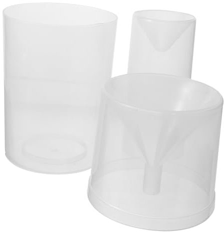 TOYANDONA 3pièces Pluviomètre pour Jardin Mesure Pluie Outil Extérieur Pelouse Agricole Tube De Mesure Fournitures pour Pelouse Support De Pluie