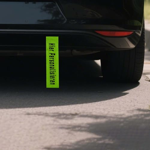Personalisierbarer Abschleppseil für Auto – Individualisiertes Abschleppgurt Auto, Hochfestes Nylon‑Abschleppband & Abschleppschlaufe als Stoßstangen und Anhängerdekoration