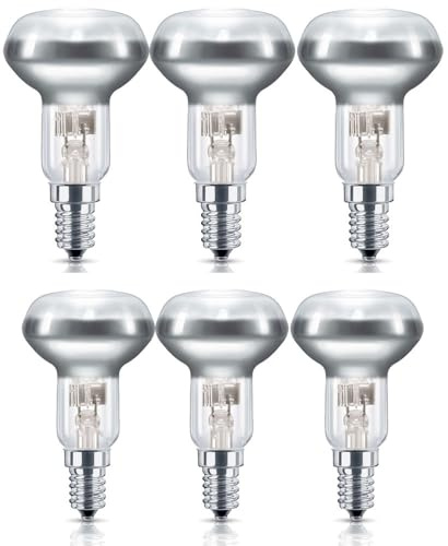 NCC-Licht 6x Reflektorlampe R50 Reflektor E14 18W Warmweiß Dimmbar | Glasreflektor, stufenlos dimmbar, ersetzt 25W Glühlampe, Abstrahlwinkel 30° ideal für Akzent- und Spotbeleuchtung