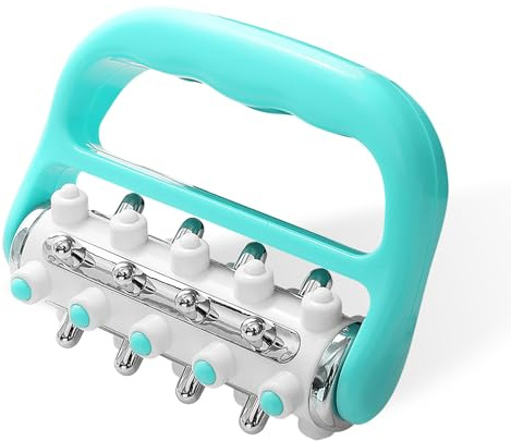 Massageroller Lymphdrainage Beine & Körper – Manuelles Lymphdrainage Gerät zur Entstauung, Muskelentspannung & Cellulite-Reduktion – Faszien Massage Roller für Oberschenkel, Waden, Arme, Lipödem
