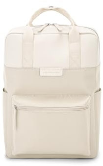 Kapten & Son Rucksack Bergen Sandstone 11 L | Rucksack Damen & Herren Beige | Tagesrucksack mit 13 Laptopfach | vegan & wasserabweisend