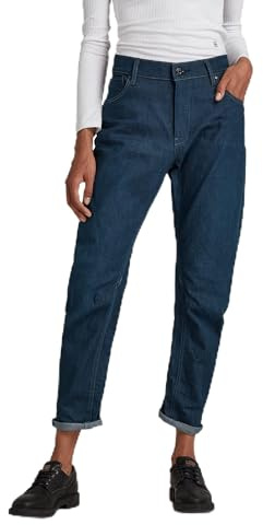 G-STAR RAW dam Jeans Arc 3d pojkvän , Blå (3D Raw Denim C829-1241) , 28W / 30L