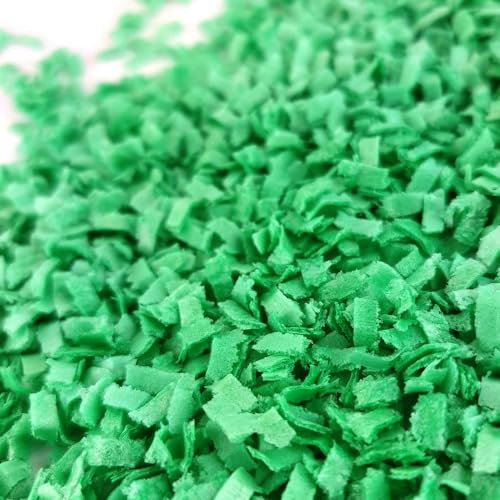 Streuselheld Schnippel Grün Esspapier-Flocken 10g Streusel zum Dekorieren und Verzieren von Gebäck aller Art wie Torten Kuchen Keksen Zuckerstreusel