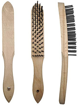 1x varivendo Stahl-Drahtbürste Drahtbürste (5-reihig)