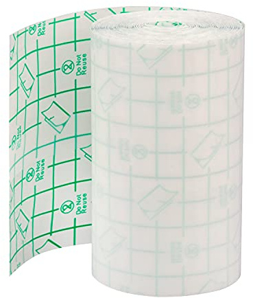 Euvoym 10 cm x 10 m elastico bendaggio adesivo tatuaggio post-cura bendaggio pellicola trasparente medicazione seconda pelle bende protettive trasparenti antibatteriche bende tatuaggio nastro