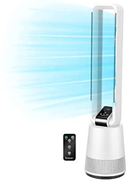 BEPER P206VEN350 Purificatore Aria con Filtro ai Carboni Attivi - Purificatore D'aria con Pannello Touch, Telecomando Incluso