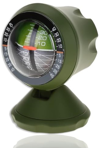Auto Neigungsmesser, 3,1x2,2x1,9 Zoll Multifunktions Auto Fahrzeug Neigungsmesser Kompass Klinometer Anzeige Car Winkel Steigungs Balancer Messgeräte Fahrzeug Winkel Neigungsanzeige für PKW LKW