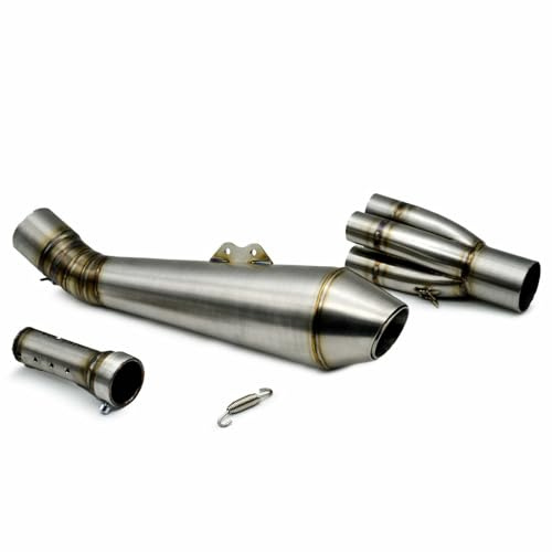 Dixer Parts Auspuff Endschalldämpfer +db Killer + 4in1 für BMW K100 K1100 (82-02) Cafe Racker