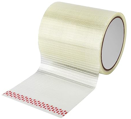 LUTER Nastro per Riparazioni per Tende da Sole per Camper, Nastro in Fibra di Vetro 12 m x 10 cm Nastro Rinforzato per Tende da sole per Camper, Tende, Coperture per Barche Impermeabile