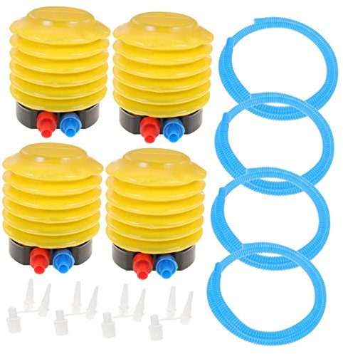Abaodam 4pcs Foot Air Pump Portable Inflatables Pump for Balls and Beach Toys for Air Mattress Bed Camping Accessories