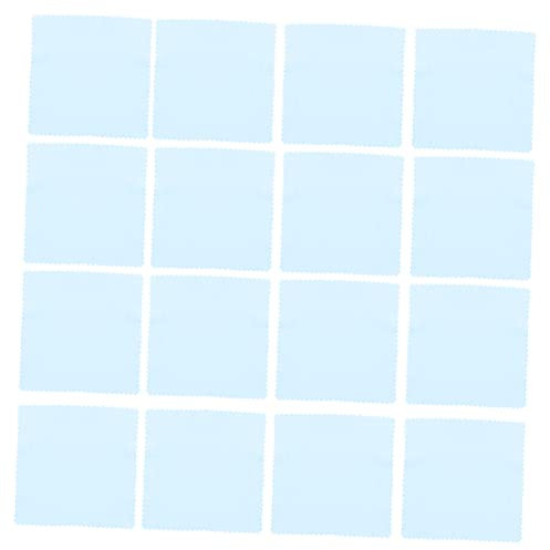 HAPINARY 100stücke Brillenputztuch Mikrofaser Für Brillen Sonnenbrillen Kameraobjektive Handys Musikinstrumente Blau Reinigungstuch Fusselfrei Wiederverwendbar Leicht Zu Waschen