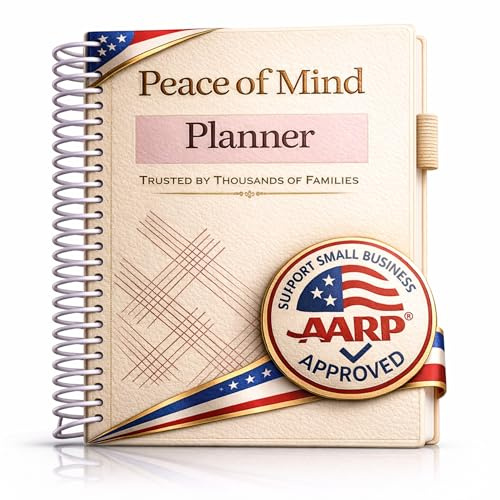 Planners with Purpose End of Life Planner - Guided Final Arrangements When I'm Gone Workbook Organizer Notebook for Beneficiary Info, Will Preparation, Last Wishes, Funeral Planning - Peace of Mind B5