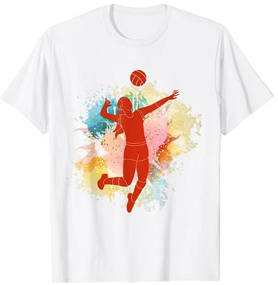 Beachvolleyball Volleyballspiel Sport Damen Team Volleyball T-Shirt