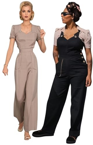 1940s Sewing Pattern, Land Girl Dungarees, Overalls, Pants, Playsuit & Cap - Bust 33 - 43.5 (83.8cm - 110.5cm)