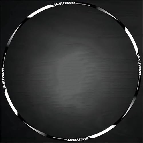 JAYWIS Moto Llantas Pegatinas Adhesivos Reflectantes para Llantas De Motocicleta, Cinta Decorativa con Rayas para Buje De Rueda, para Suzuki V-Strom DL650 1000 1050 Ruedas Calcomanías(Color 5)