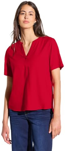 Street One Damen Bluse in Unifarbe