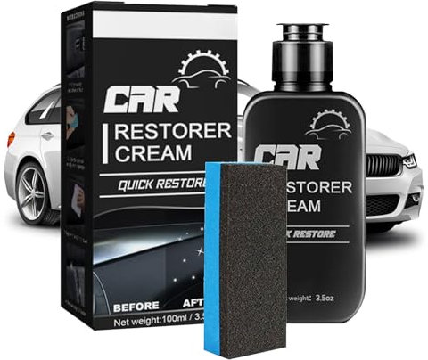 Plastic Restorer,Plastic Scratch Remover And Polish,Automotive Exterior Restorer,Car Cream,For Interior and Exterior Surfaces,100ml