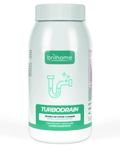 Brilhome TurboDrain Nettoyant granulé pour canalisations ultra concentré