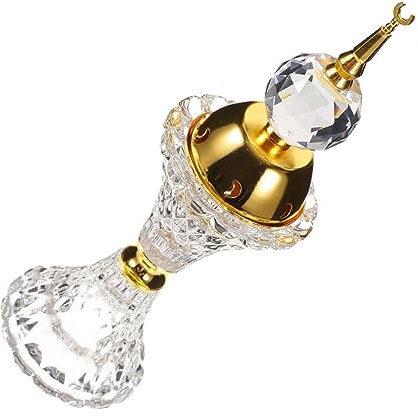 Holibanna Porta Incenso Di Cristallo Bruciatore Di Incenso Artigianale Decorativo Incensiere Da Tavolo Classico Per Ufficio e Casa