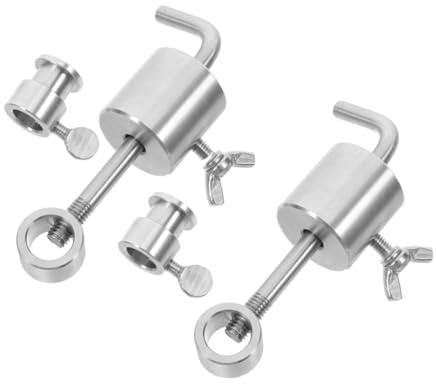 Milisten 2pezzi Contrappesi in Acciaio Inox per Barbecue Pesi per Girarrosto da Stabilizzatori per Spiedini e Accessori per Grigliate