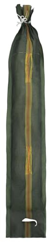 vidaXL Sacos de arena 100 unidades, color verde oscuro, 120 x 27 cm, HDPE, resistentes, resistentes a la intemperie, para construcción, uso industrial y soluciones de almacenamiento portátiles