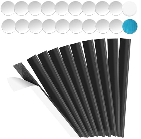 Staranry 10 Pezzi Calamite Magnetiche con 20 Magneti Adesivi