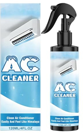 AC-rengöring 120 milliliter HVAC-rengöringsverktyg | HVAC-spolrens för evaporator, värme- och kylsystem, bryter ner smuts, damm, fett och , används i , kanaler, fönster och