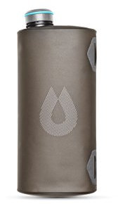 HydraPak Wasserflasche, flexibel, Mammoth Grey, 2 Liter