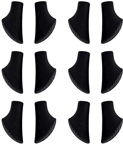 Nordic Walking - Trekking Pads - 12 Stück / 6 Paar - für alle gängigen Modelle - Asphalt - Pads für Nordic Walking Stöcke