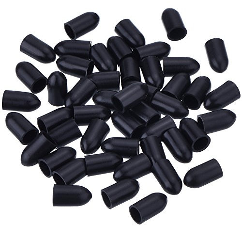eBoot 150 Pack Pour Spot Caps Pourer Covers Liquor Caps Bottle Spout Dust Protection for Liquor Bottles, Black