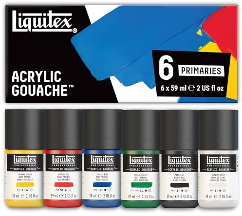 LQX PRO GOUACHE ACRÍLICO 6X59ML SET PRIMARIOS