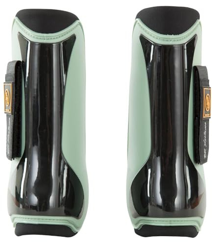BR Gamaschen Sehnenschoner BR Xcellence PU Neoprene Futter Klettverschlüsse (Pony, iceberg green)